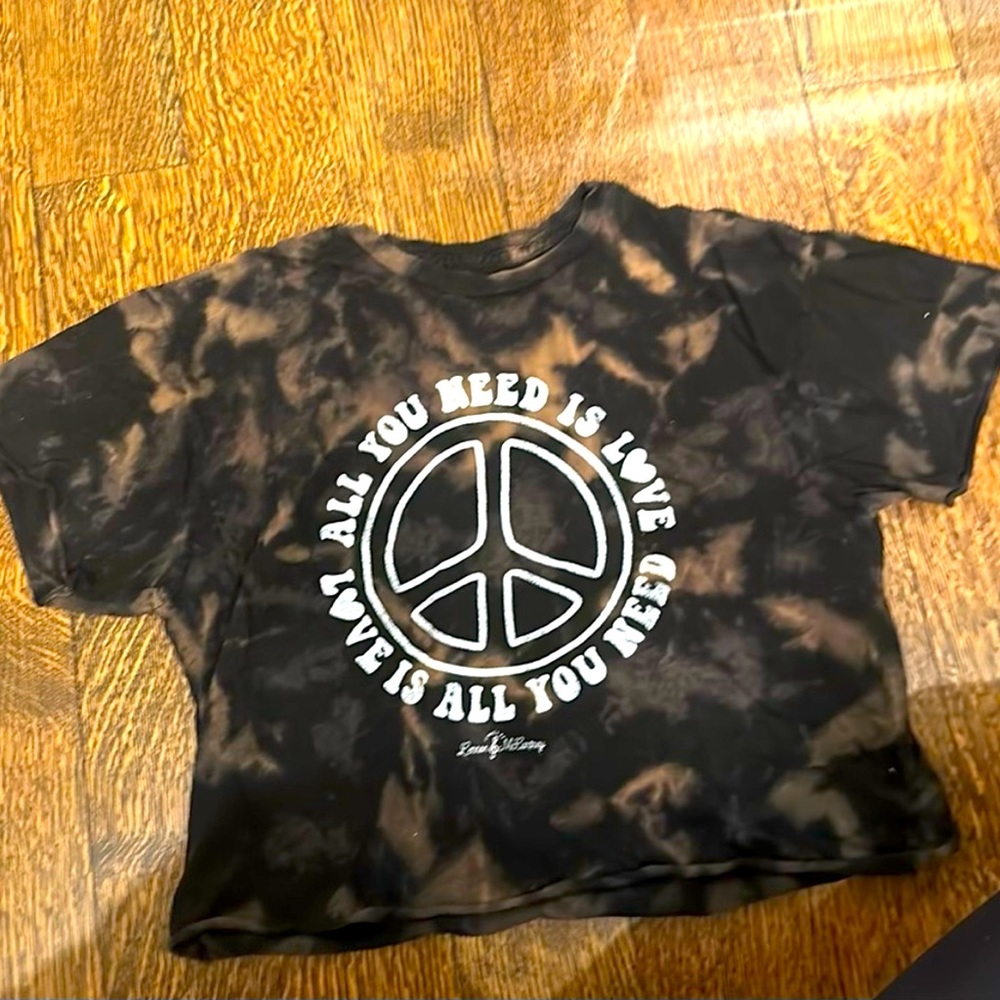All You Need is Love-Lenny and McCartney black and brown tie die